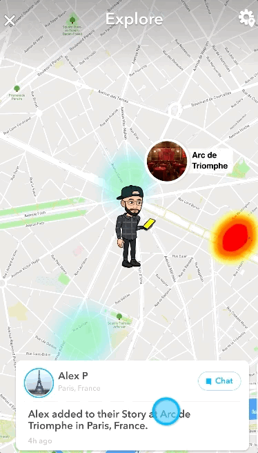 snapchat-map-explore-snapchat-clone-app