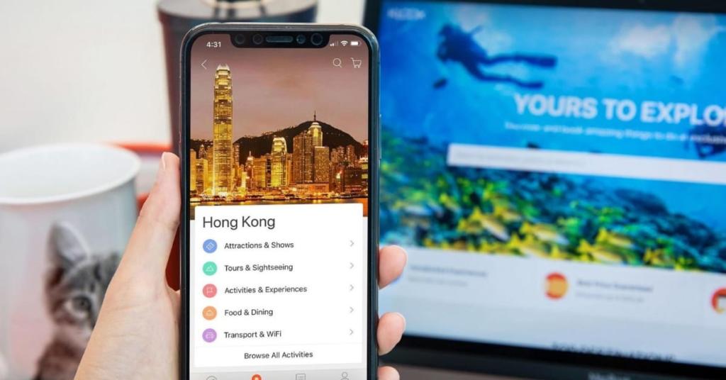 develop travel booking app like klook
